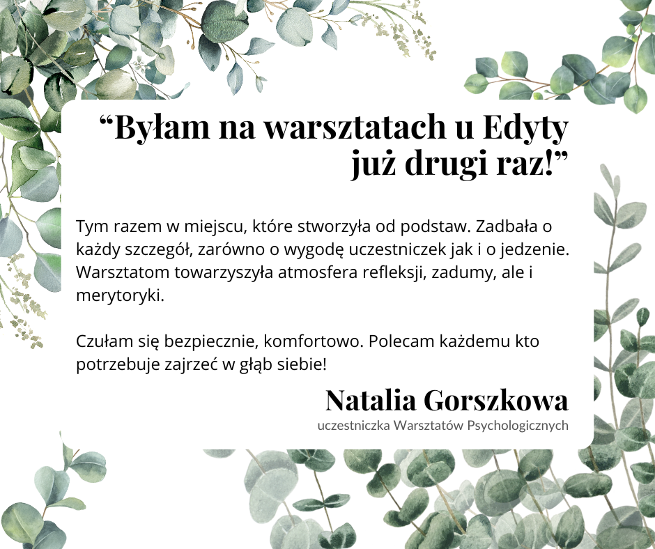 Warsztaty Psychologiczne „Obfitość” | 22-24 maja 2026 - obrazek 6