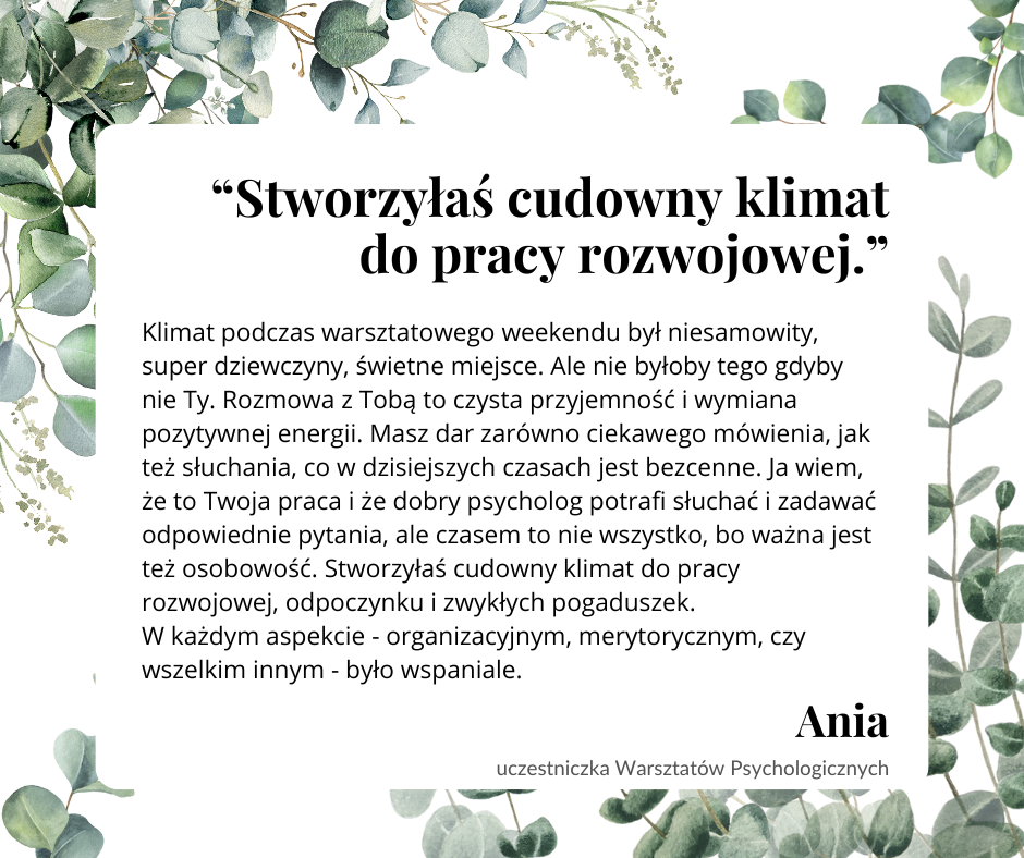 Warsztaty Psychologiczne „Obfitość” | 22-24 maja 2026 - obrazek 8