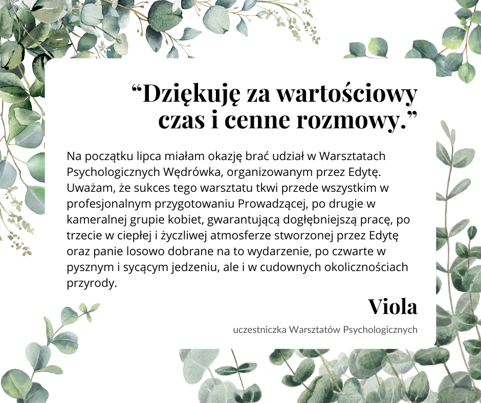 Warsztaty Psychologiczne „Obfitość” | 22-24 maja 2026 - obrazek 10